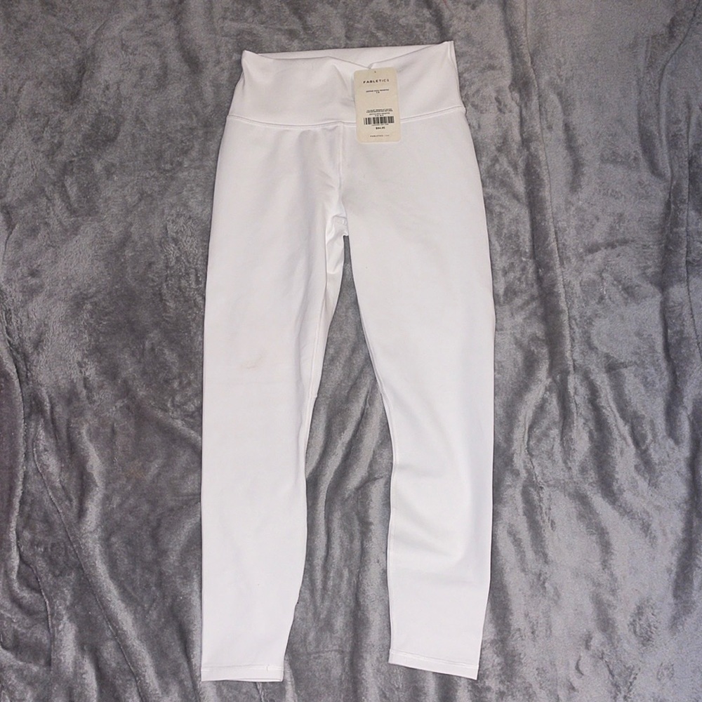 Fabletics leggings Color:White Size:7/8